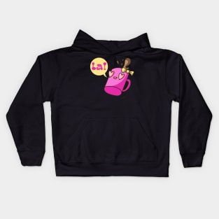 The Pink Palace - Coffee Lovers - La! Jill Mug Kids Hoodie